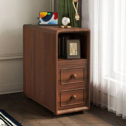 End Table with Drawers, Corner Table with Open Shelves, Tall Side Table Bedroom and CornerExpect Arrival Date 2025/4/16