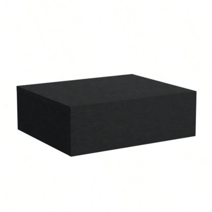 Floating Nightstand 5H, Modern Wall - Mounted Bedside Shelf with Drawer, Black