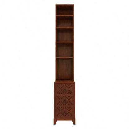 End Table with 3 Drawers, Corner Table with 4 Open Shelves, Tall Side Table Bedroom and Corner, Expect Arrival Date 2025/5/27