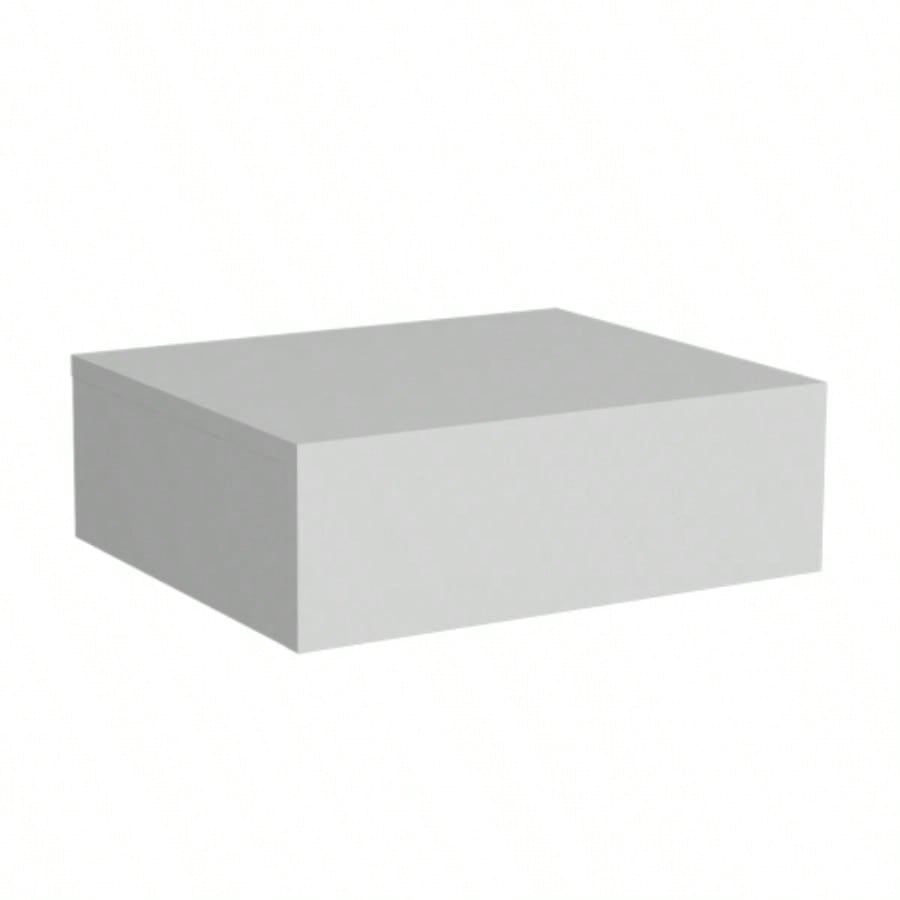 Floating Nightstand 5H, Modern Wall - Mounted Bedside Shelf with Drawer, White