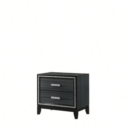 Haiden Weathered Black Nightstand