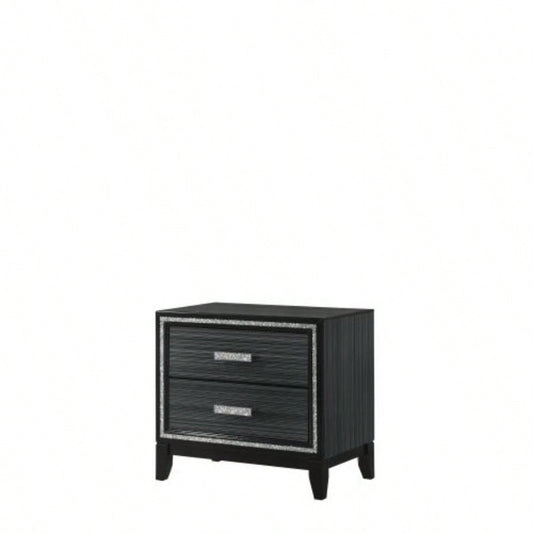 Haiden Weathered Black Nightstand