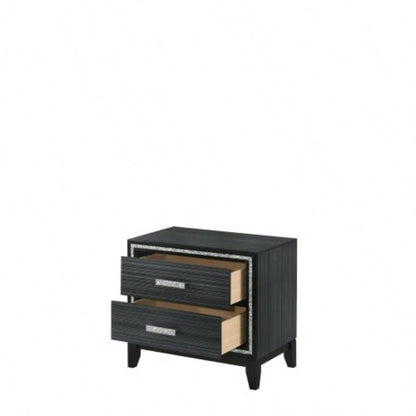 Haiden Weathered Black Nightstand