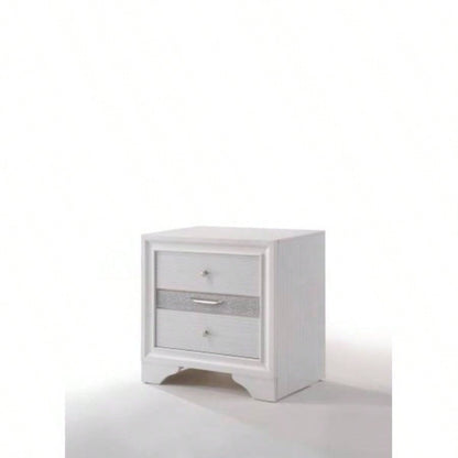 Naima White Nightstand