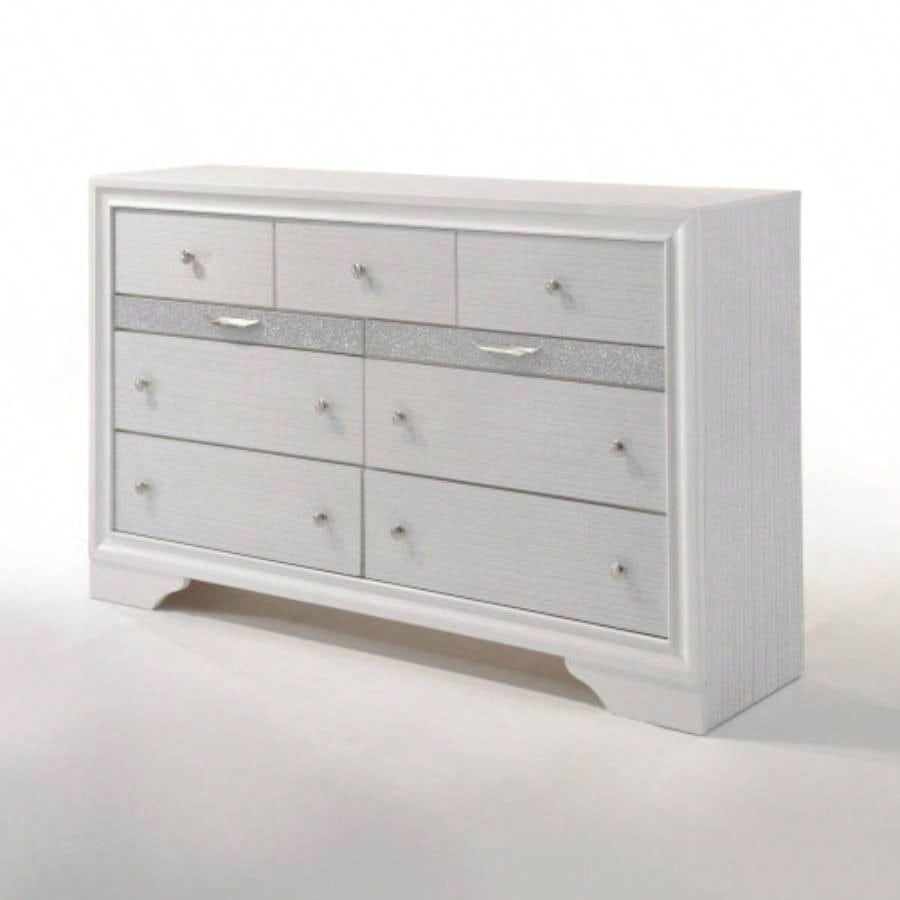 Naima White Nightstand