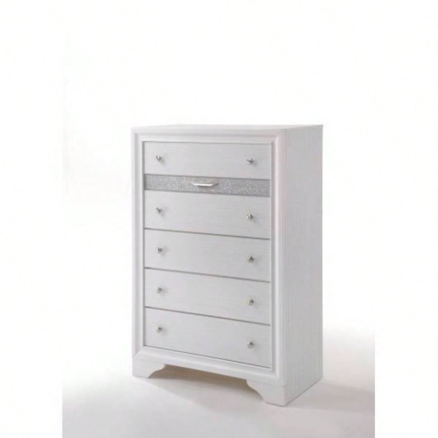 Naima White Nightstand