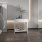 Night Table 16.5H, 1 spacious Shelf, Black