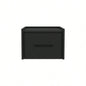 Floating Nightstand Calion, Bedroom, Black