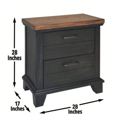 Bear - Nightstand - Brown