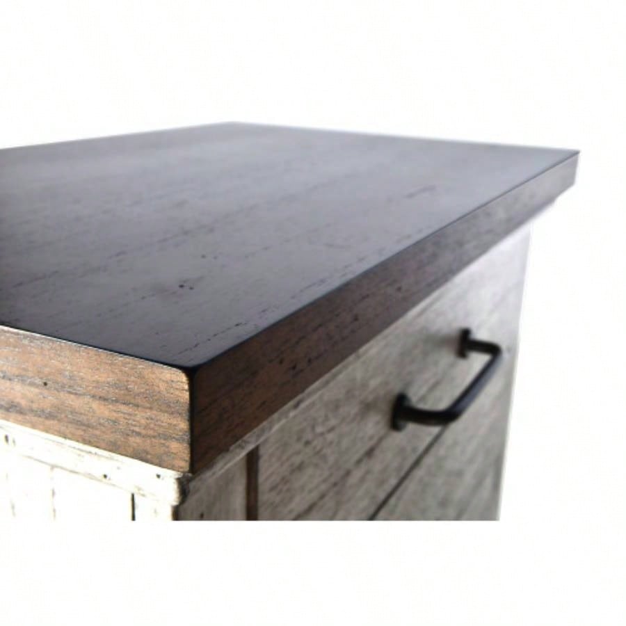 Bear - Nightstand - Pearl Silver