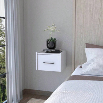 Black Wall - Mounted Floating Nightstand