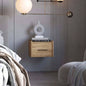 Black Wall - Mounted Floating Nightstand