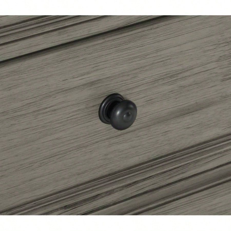 Transitional - Rustic Style Coffee and Antique Gray 2 - Drawer Nightstand 1pc Flat Knobs Classic Bedroom Furniture