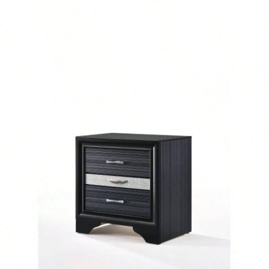 Naima Black Nightstand