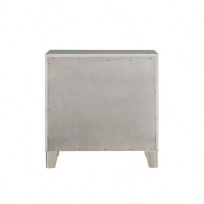 Sliverfluff Mirrored Champagne Nightstand