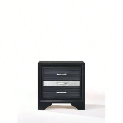 Naima Black Nightstand