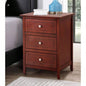 Transitional Cherry Nightstand Bedrooms