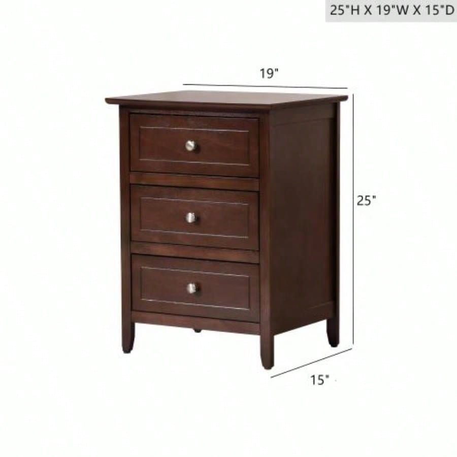 Charming Cappuccino Nightstand Any Room