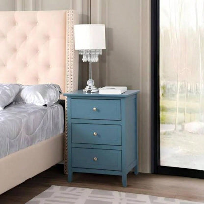 Transitional Cherry Nightstand Bedrooms