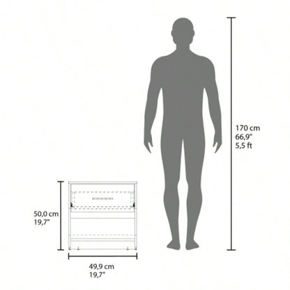 Nightstand, 1 Door, 1 Shelf