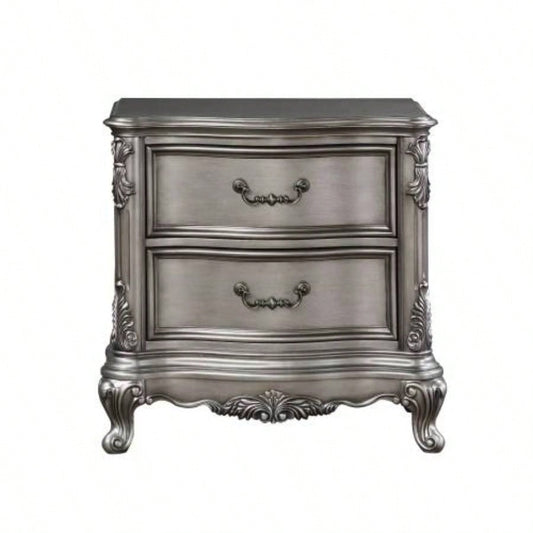 Ariadne Antique Platinum NightStand