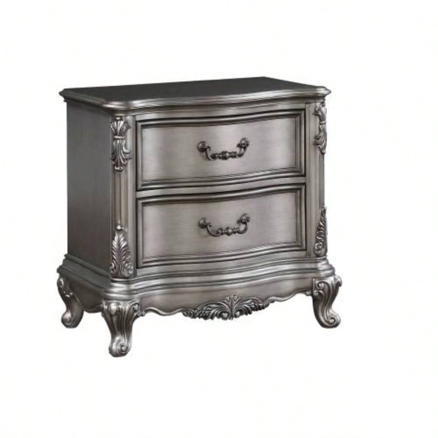 Ariadne Antique Platinum NightStand