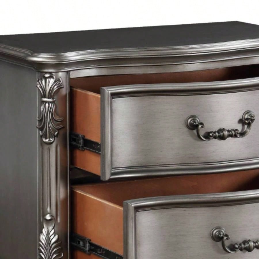 Ariadne Antique Platinum NightStand
