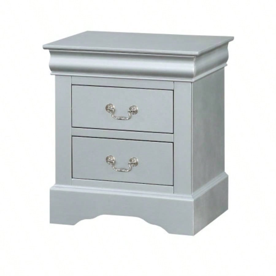Louis Philippe Platinum Nightstand