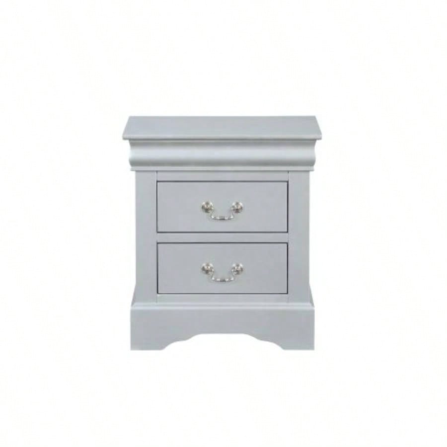 Louis Philippe Platinum Nightstand