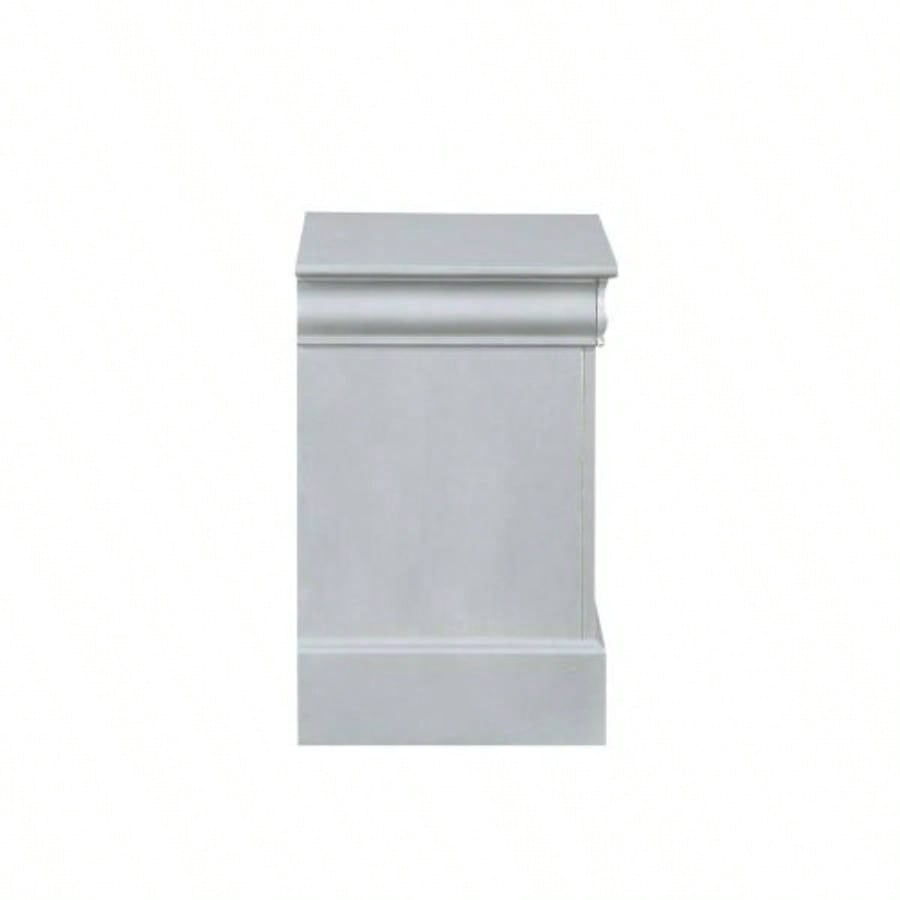 Louis Philippe Platinum Nightstand