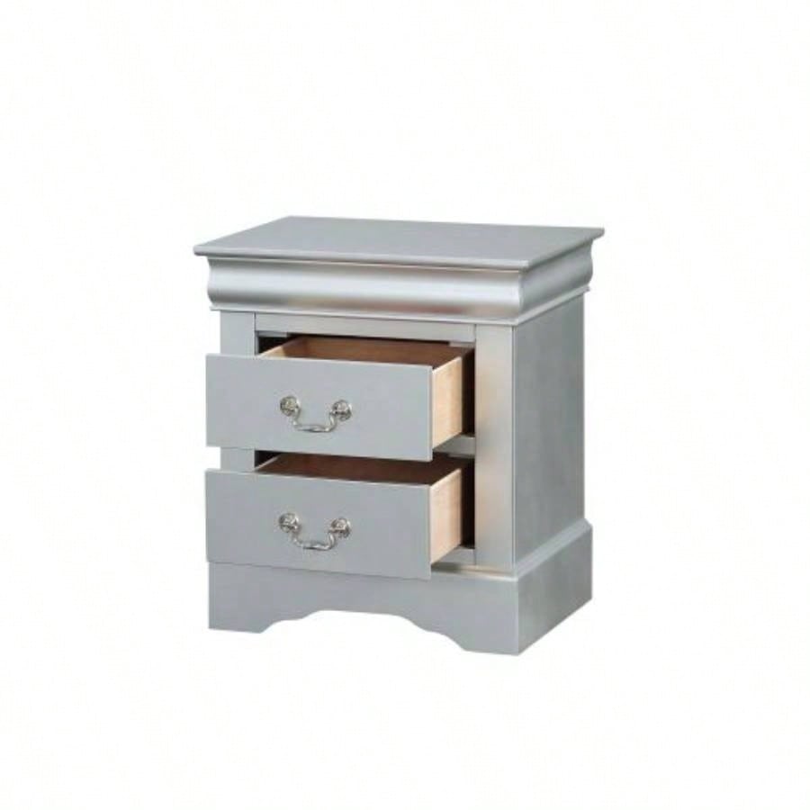 Louis Philippe Platinum Nightstand