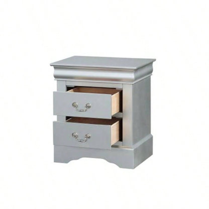 Louis Philippe Platinum Nightstand