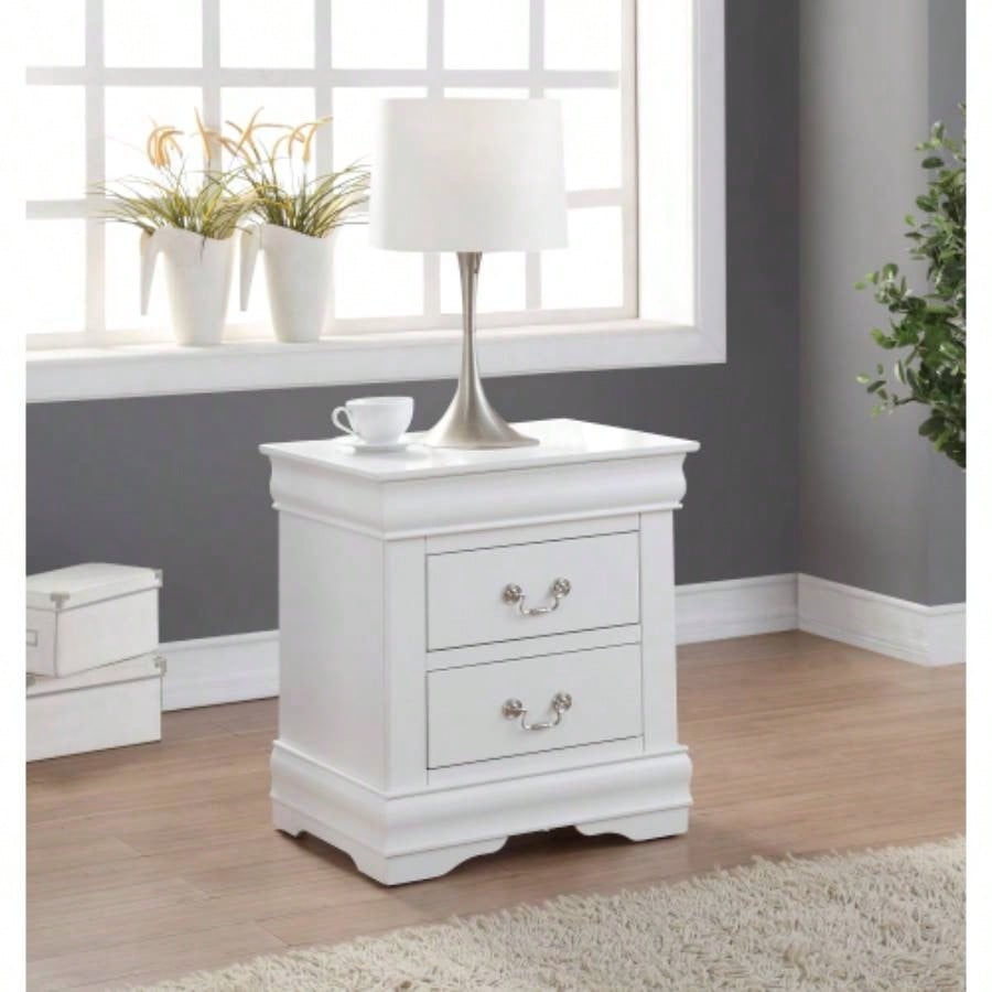 Louis Philippe Platinum Nightstand