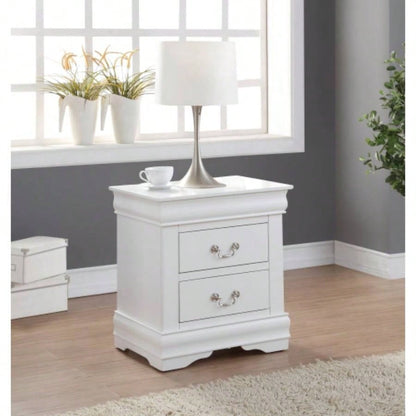 Louis Philippe Platinum Nightstand