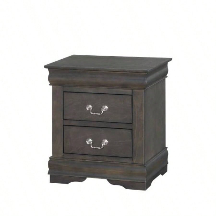 Louis Philippe Platinum Nightstand
