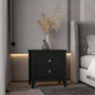 Windsor 2 - Drawer Nightstand Black Wengue