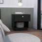 Nightstand Viliigili, One Drawer, White