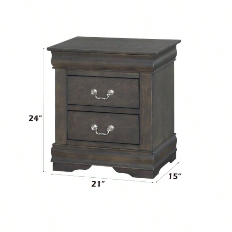 Dark 2 - Drawer Nightstand