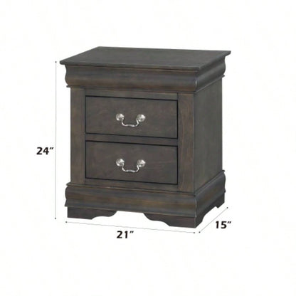 Dark 2 - Drawer Nightstand