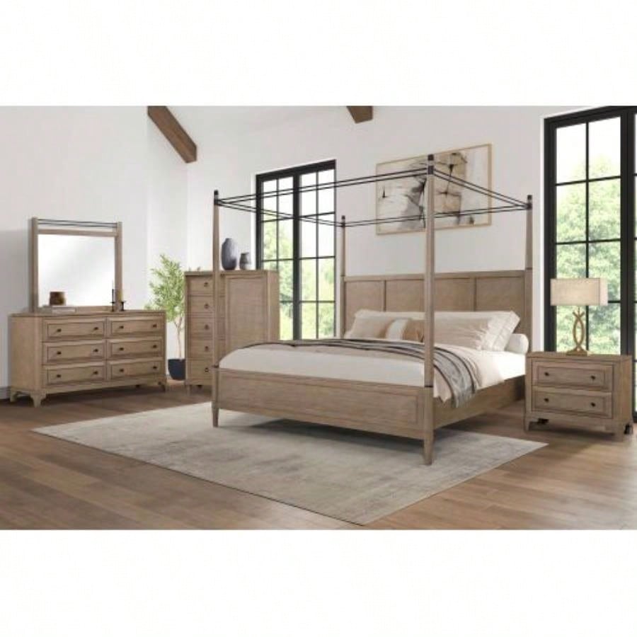 2 Drawer Nightstand With Sand