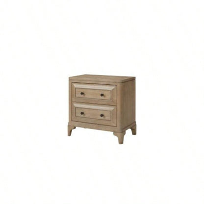 2 Drawer Nightstand With Sand