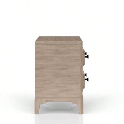 2 Drawer Nightstand With Sand
