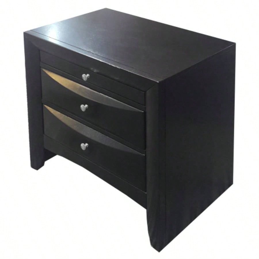 Ireland Black Nightstand