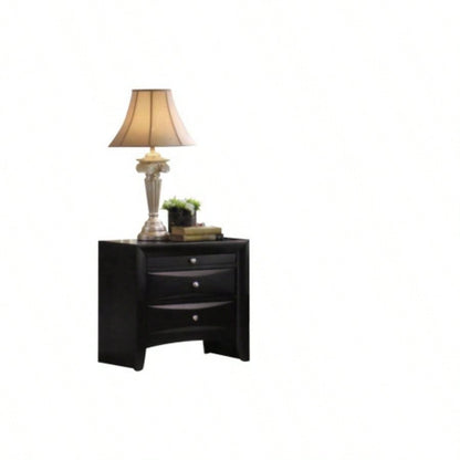 Ireland Black Nightstand
