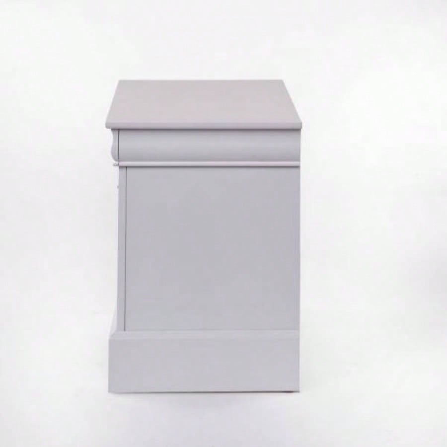 Louis Philippe III White Nightstand