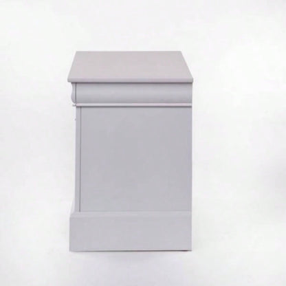 Louis Philippe III White Nightstand
