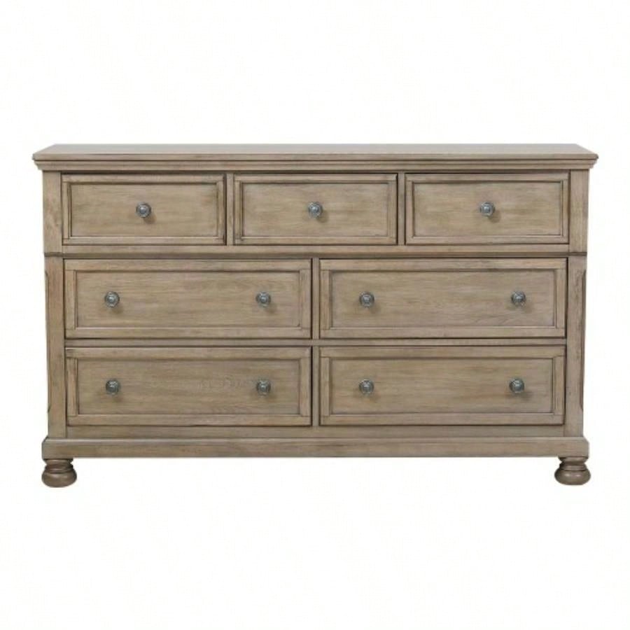 Transitional Antique Brown 1pc Nightstand with Hidden Drawer Bun Feet Classic Wooden Bedroom Furniture