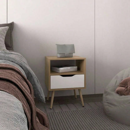 Nightstand, 1 Drawer, 1 Shelf