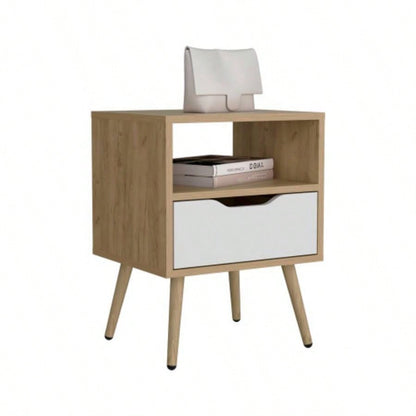 Nightstand, 1 Drawer, 1 Shelf