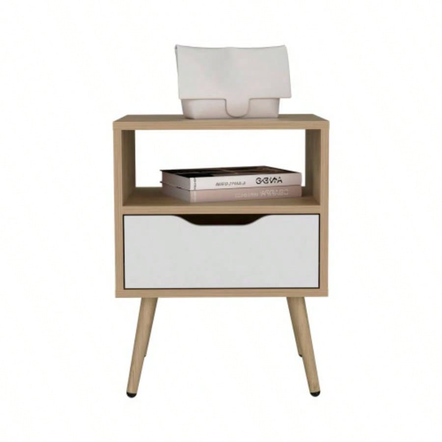 Nightstand, 1 Drawer, 1 Shelf